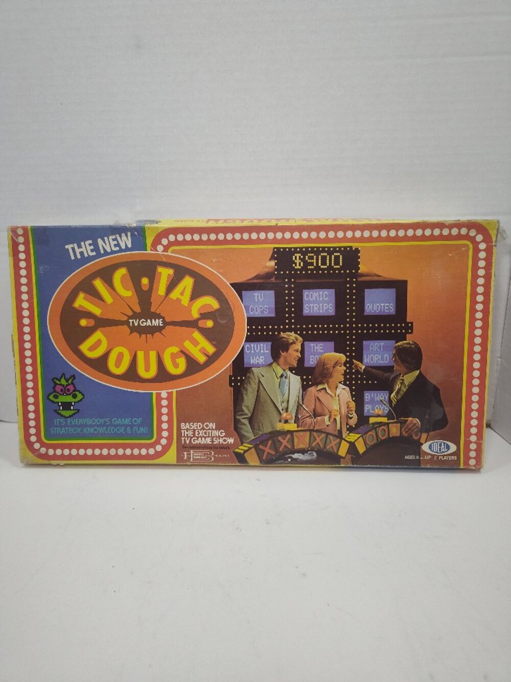 Vintage 1977 Ideal Tic-Tac-Dough TV Game Show Board Game Complete